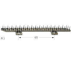 Αγορά Artos Stenter Machine Pin Bar Bruckner Copper Stenter Parts Pin Plate online manufacture
