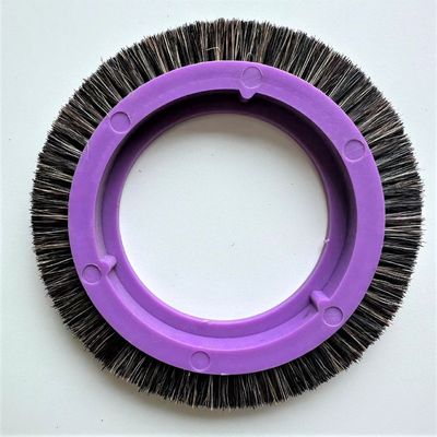 Αγορά Τμήματα μηχανής Stenter Bruckner Brush Wheel Purple Body Bristle Brush Pig Hair Μικρός τύπος online manufacture