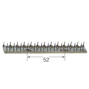 Μπάρα καρφίτσας από ανοξείδωτο χάλυβα Nickel Monfortz Stenter Pin Plate
