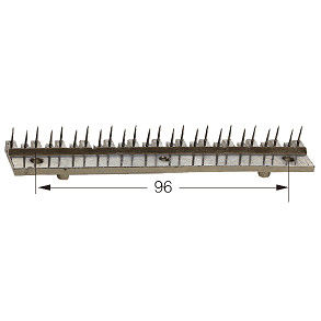 Ορειχάλκινη πλάκα καρφίτσας Stenter Pin Bar Plate Monfortz Stenter Machine Ανταλλακτικά Πλάκα